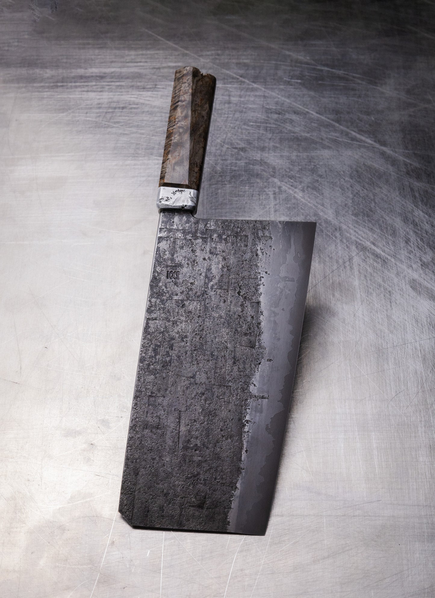 200x100mm wrought San Mai chinese cleaver