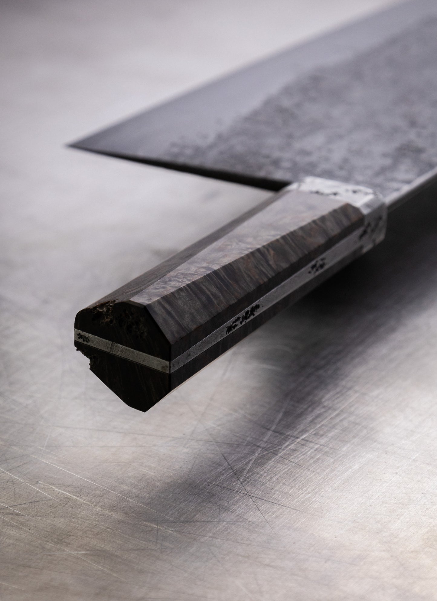 200x100mm wrought San Mai chinese cleaver