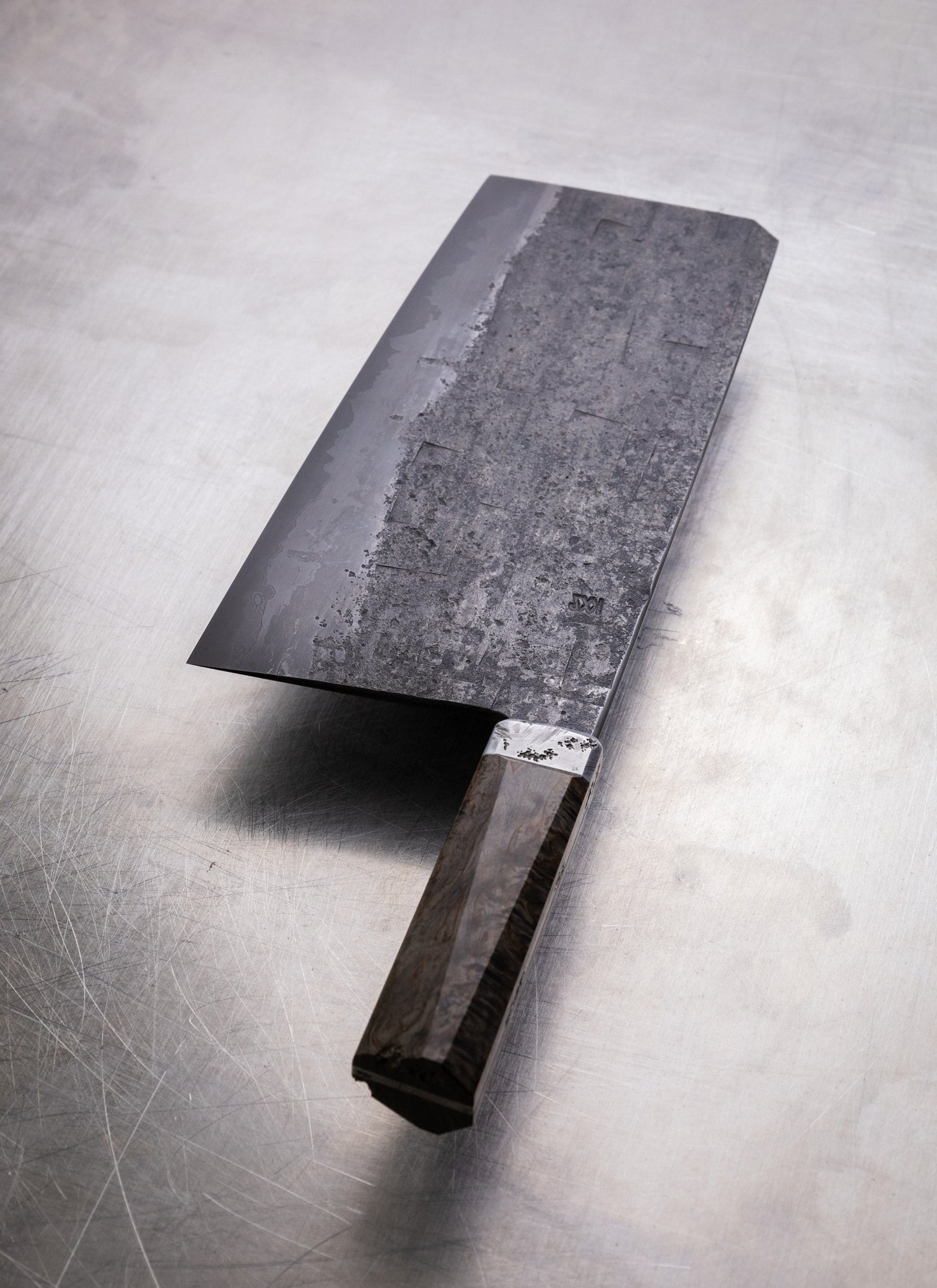 200x100mm wrought San Mai chinese cleaver