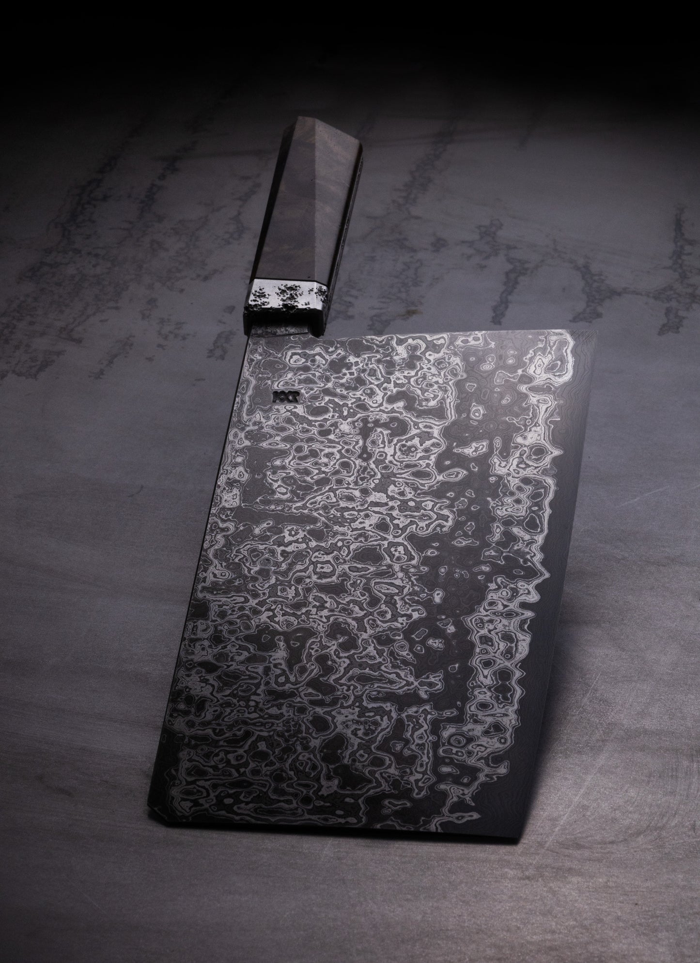210x110mm damascus chinese cleaver