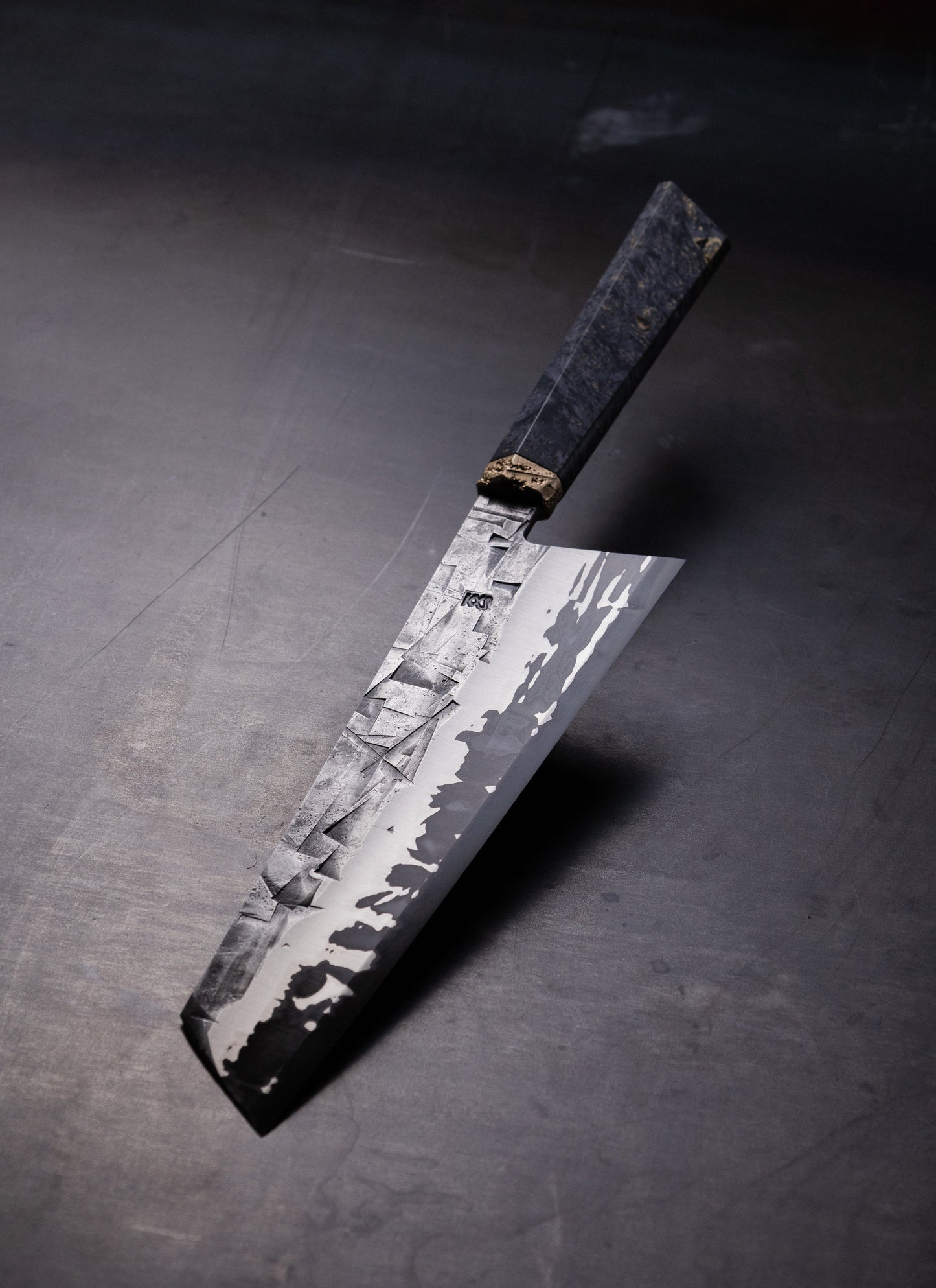 220mm stainless clad bunka
