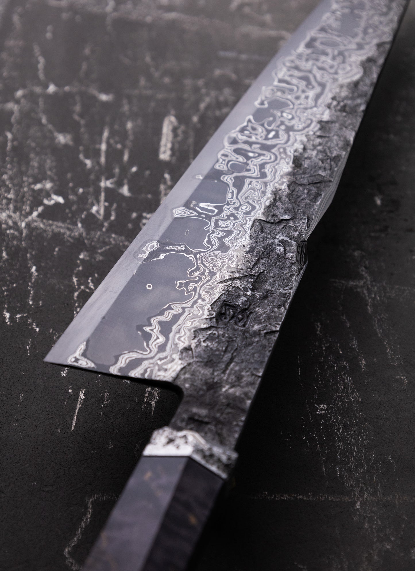 220mm damascus clad gyuto