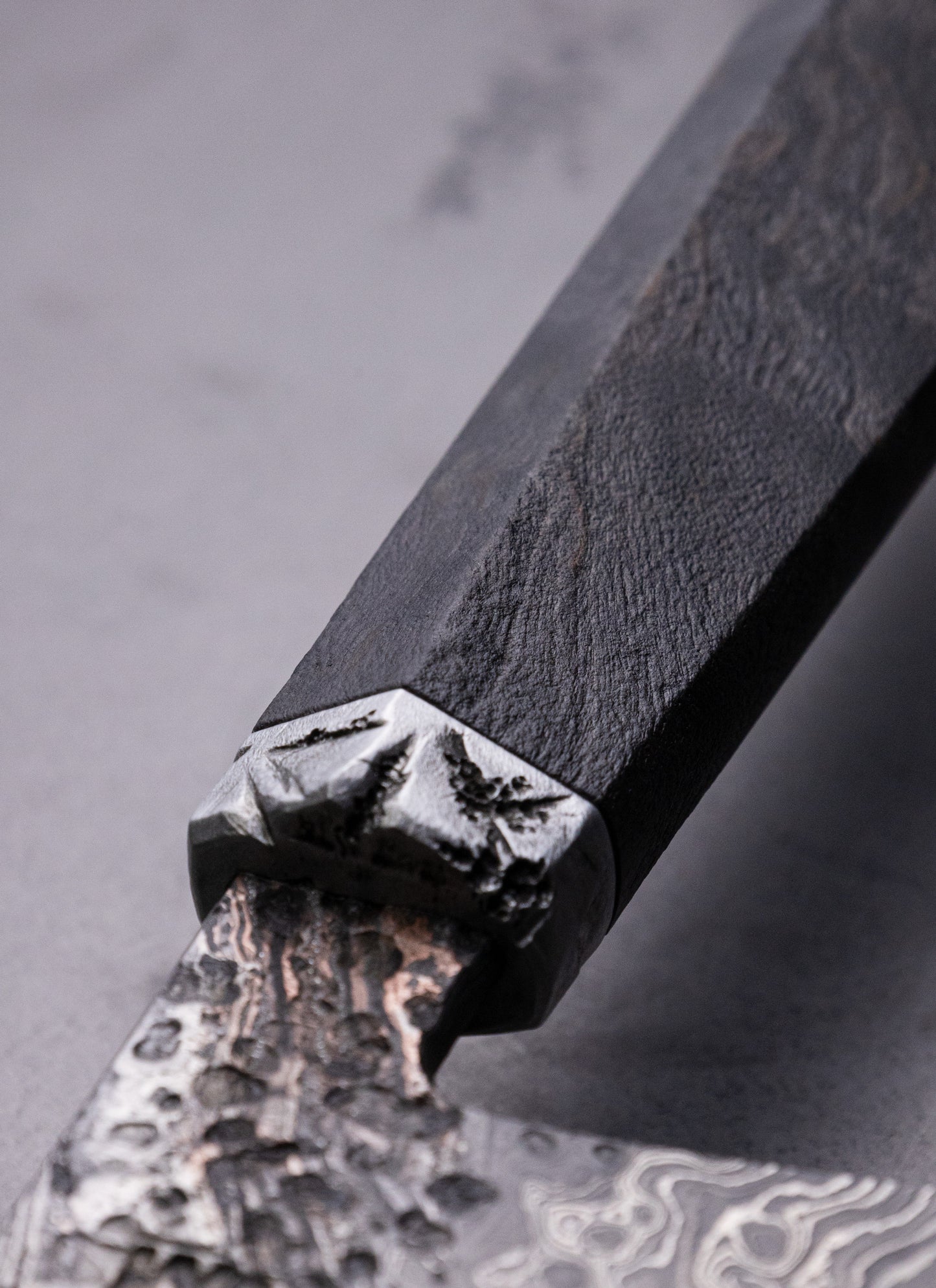 220mm damascus clad gyuto