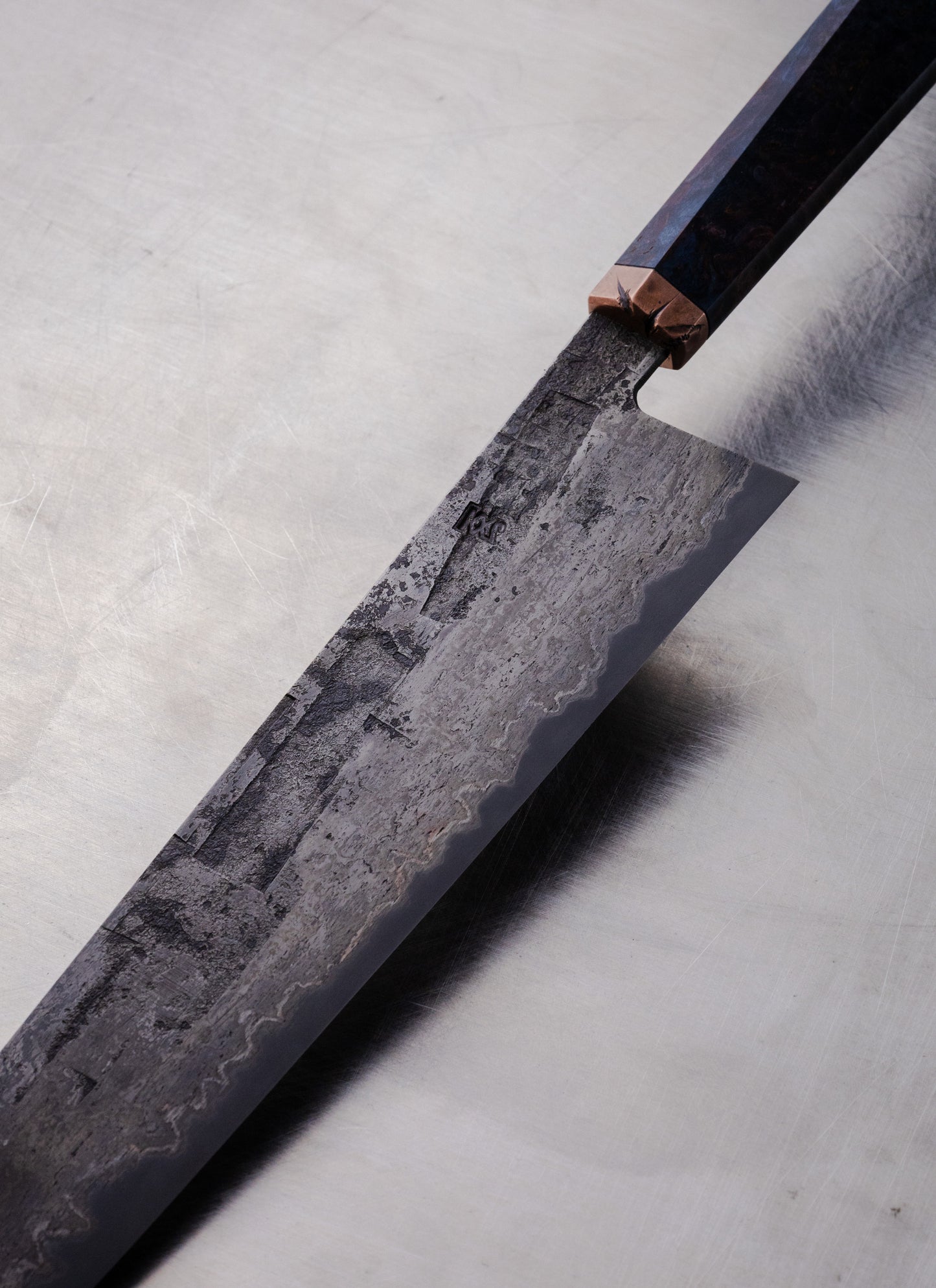 250mm wrought San Mai kiritsuke