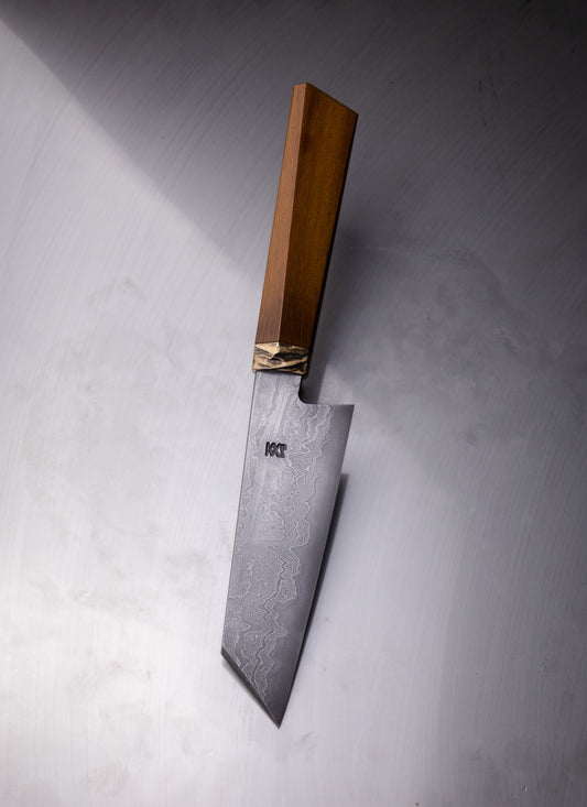 125mm damascus clad petty