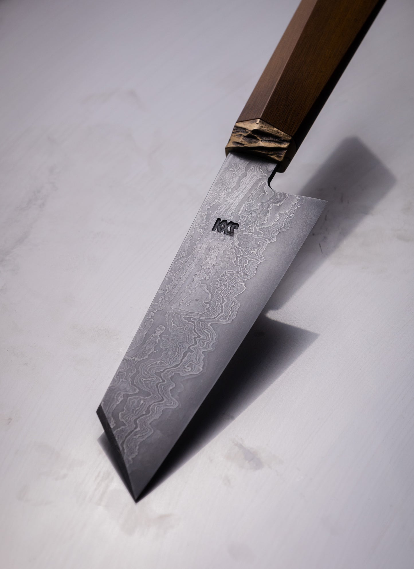 125mm damascus clad petty