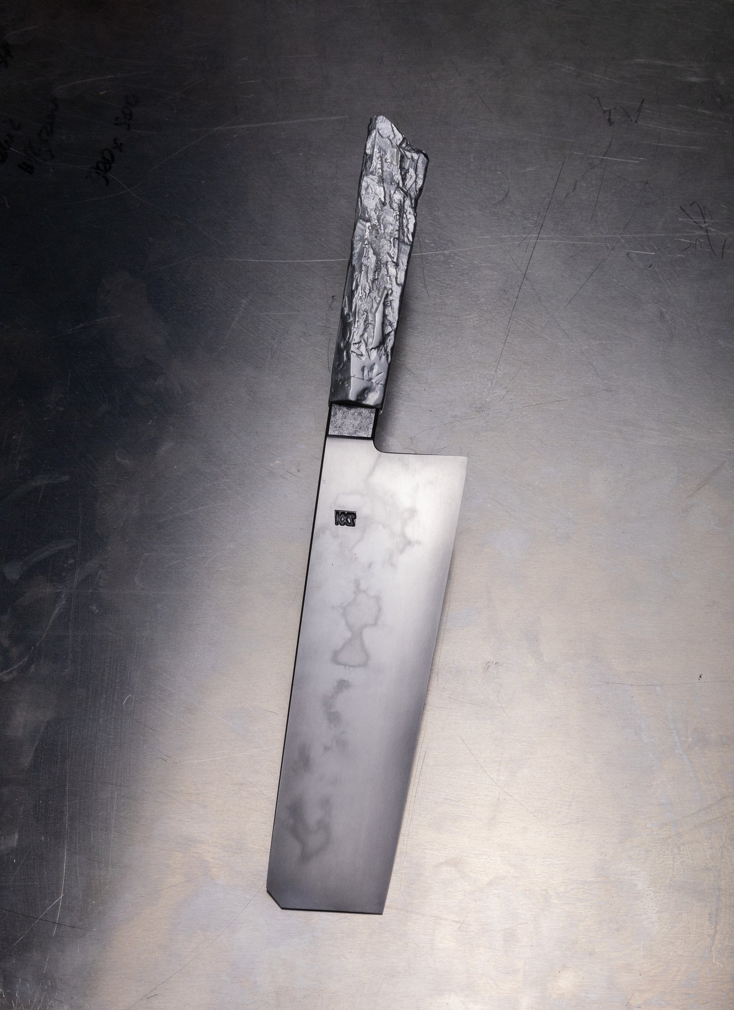 180mm honyaki nakiri