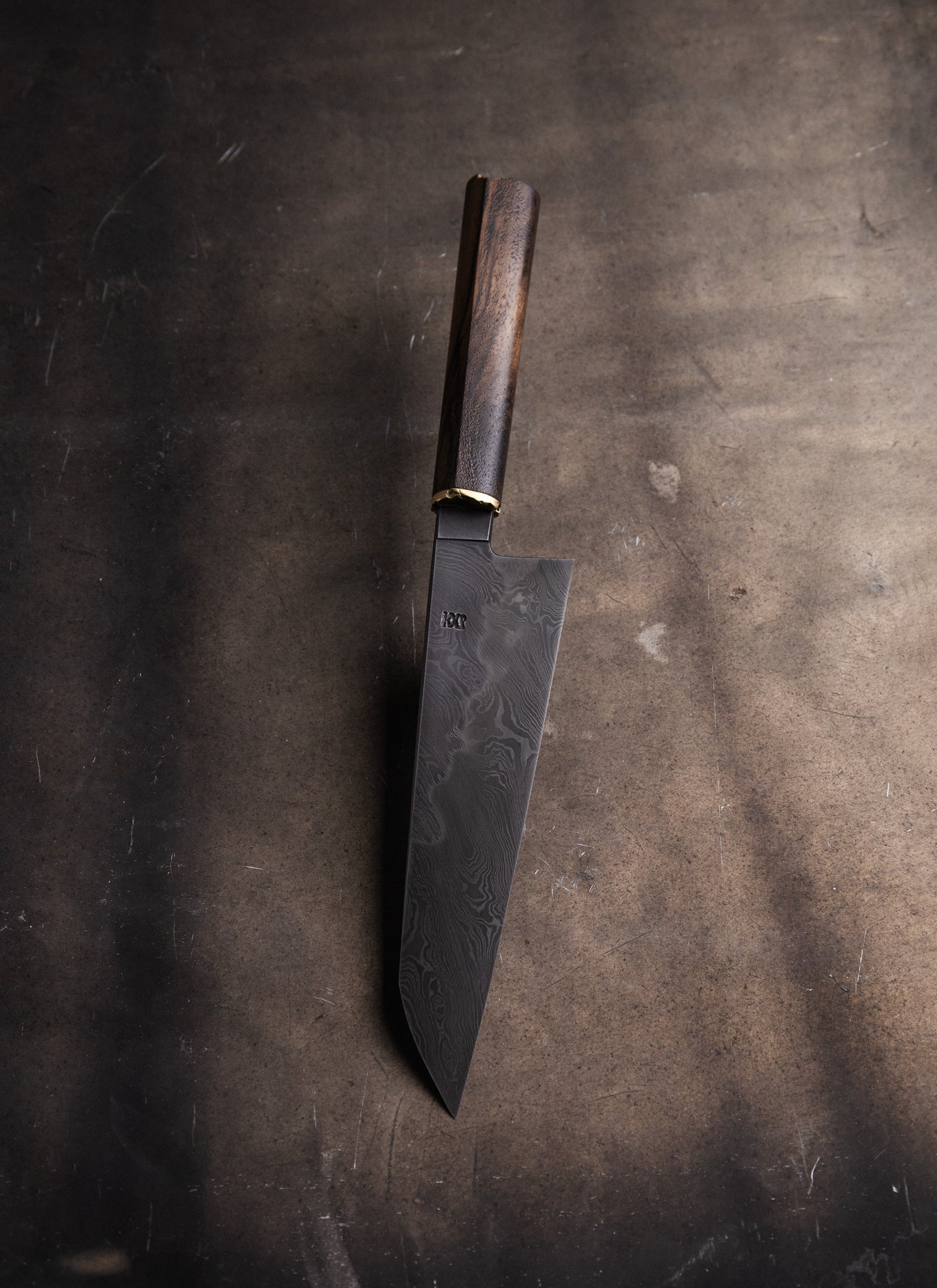 195mm damascus honyaki gyuto