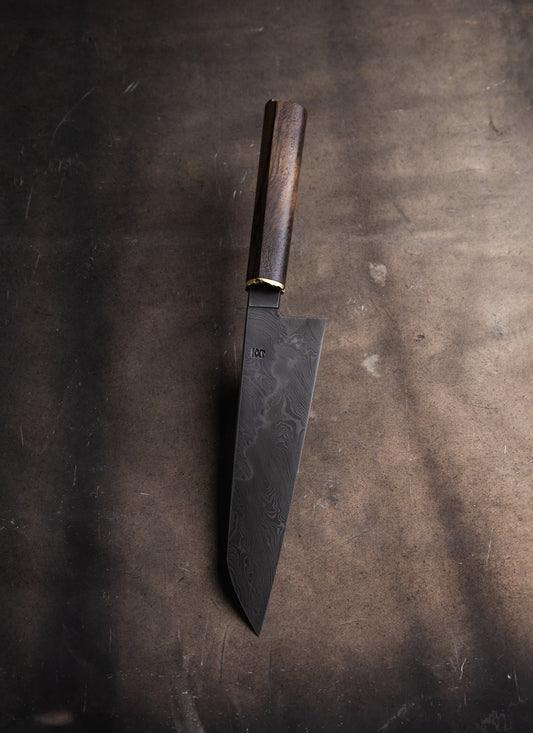 195mm damascus honyaki gyuto