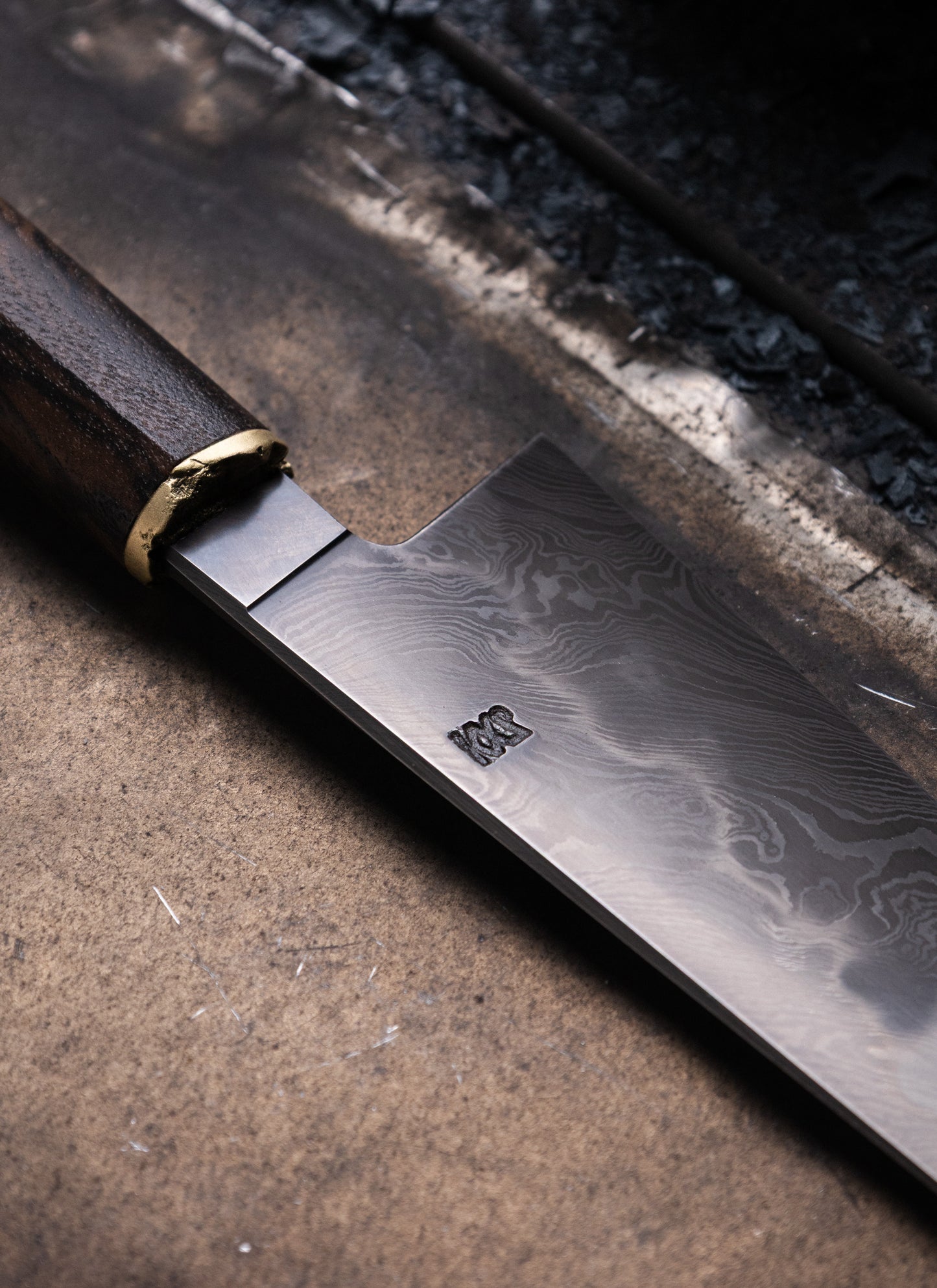 195mm damascus honyaki gyuto