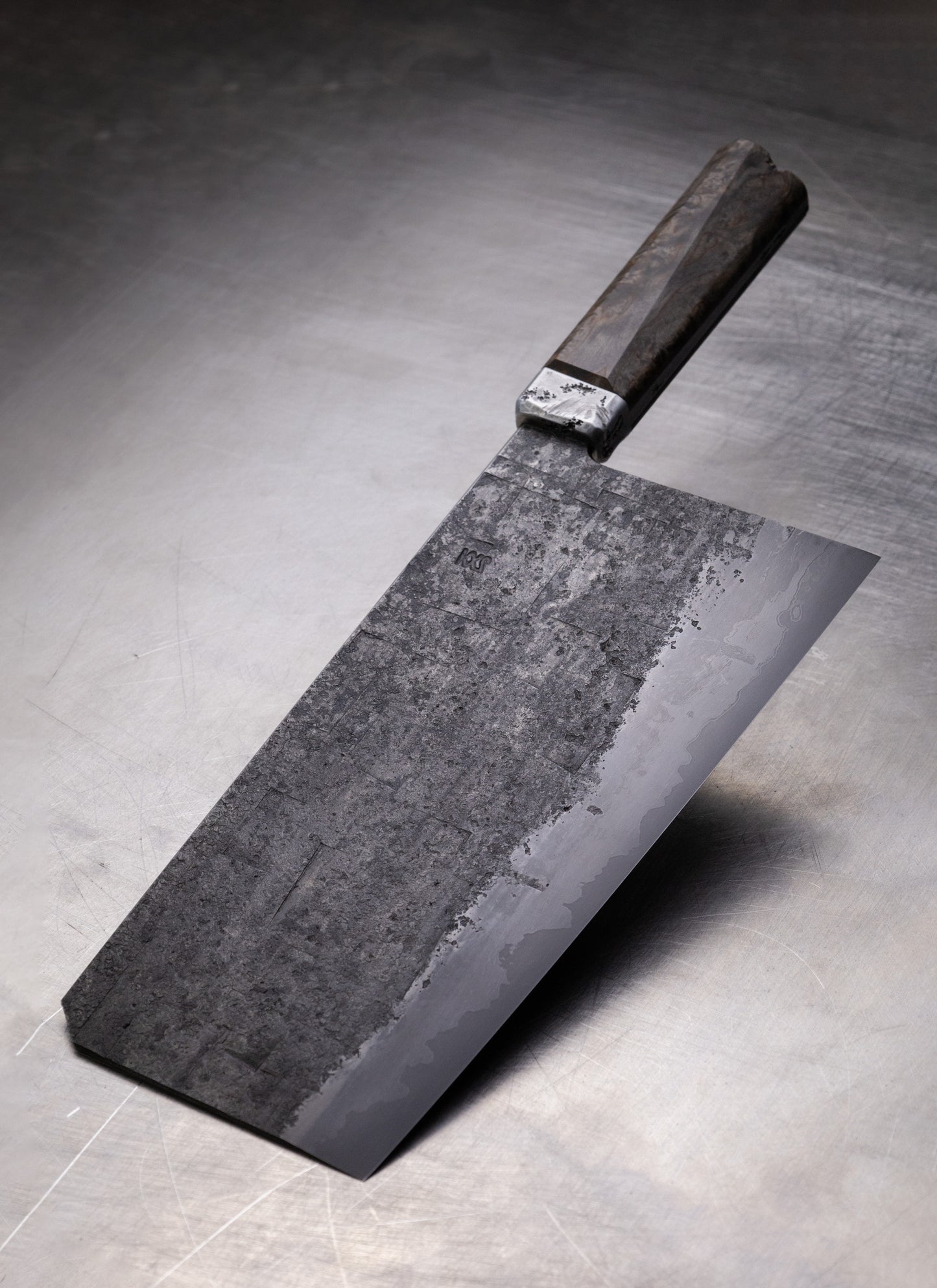 200x100mm wrought San Mai chinese cleaver