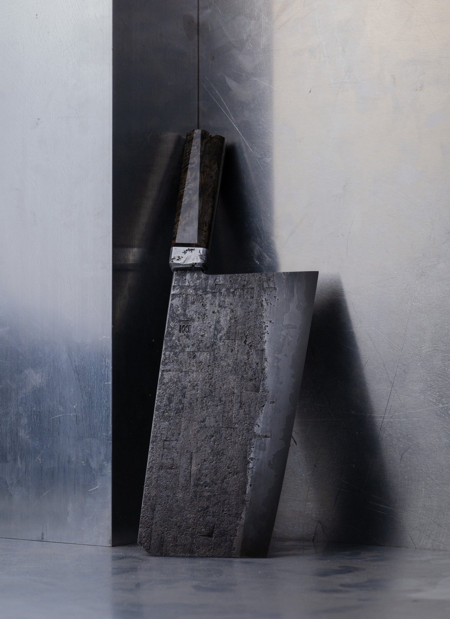 200x100mm wrought San Mai chinese cleaver