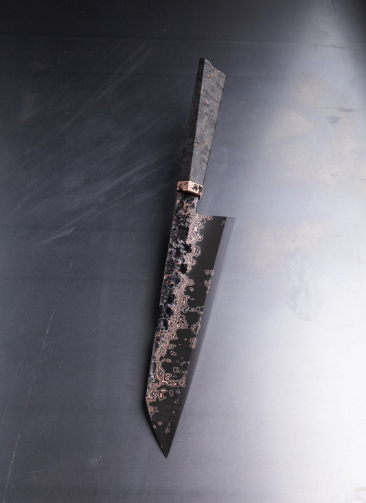 210mm copper damascus gyuto