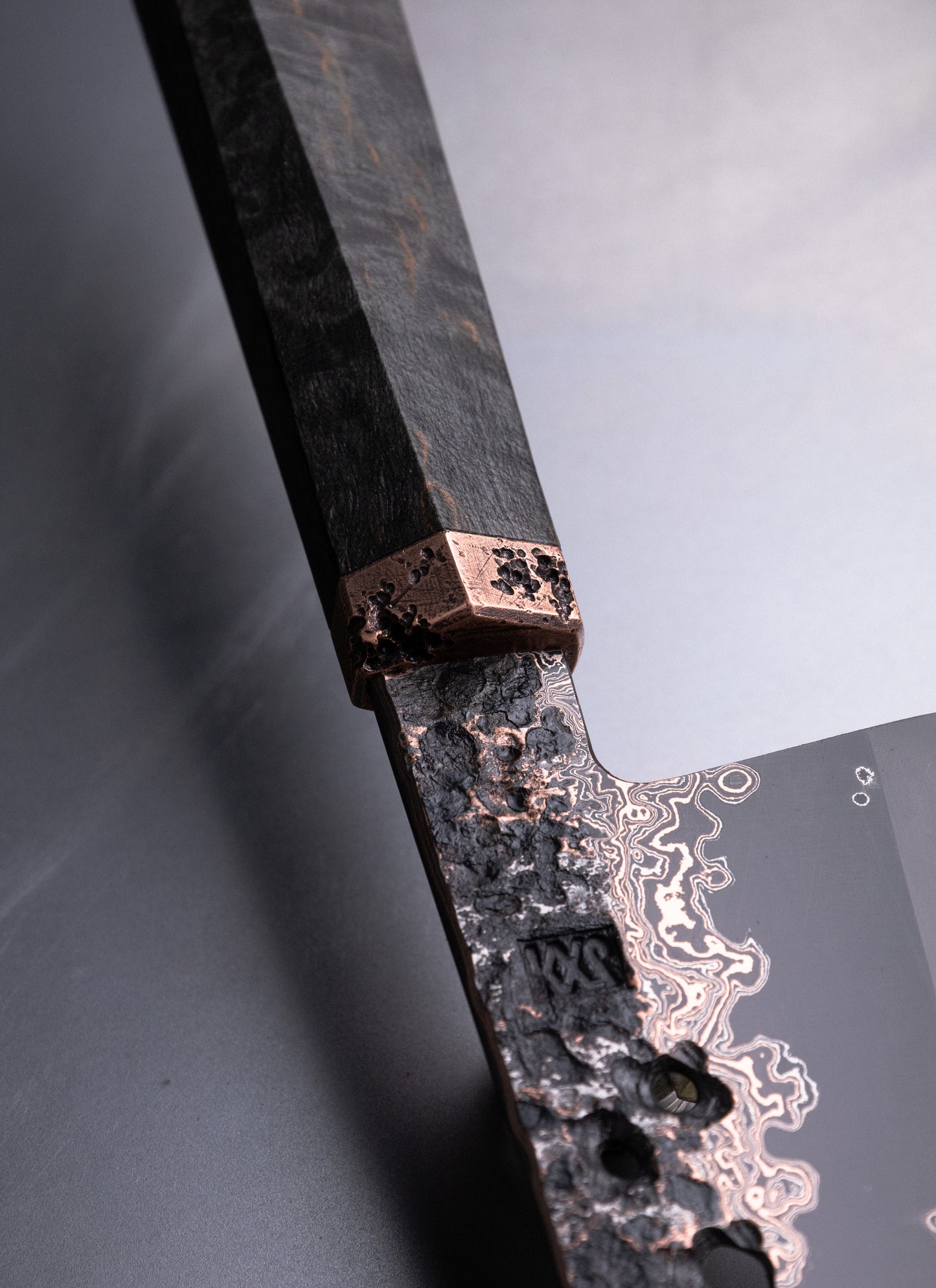 210mm copper damascus gyuto