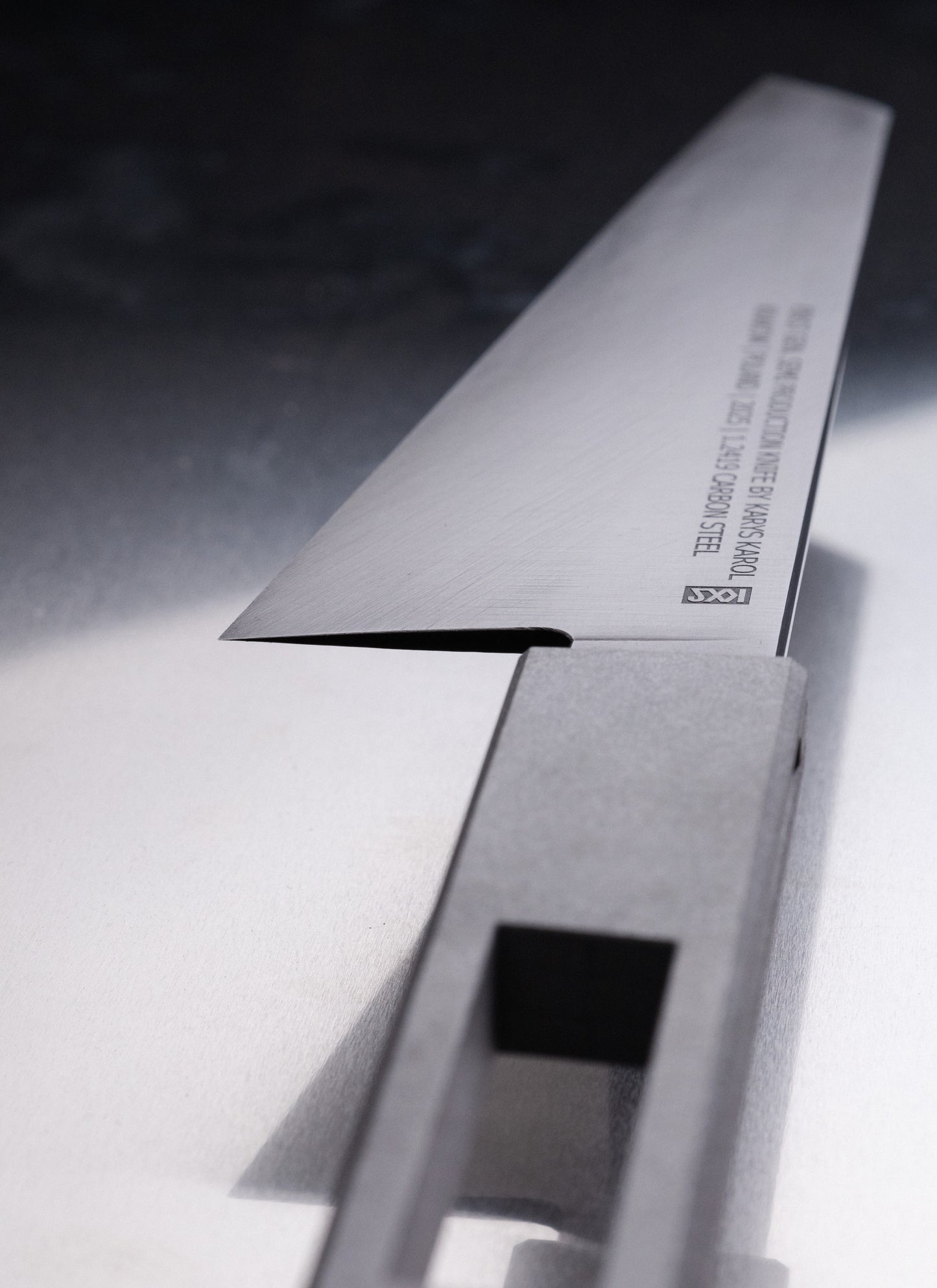 215mm semi production monosteel gyuto