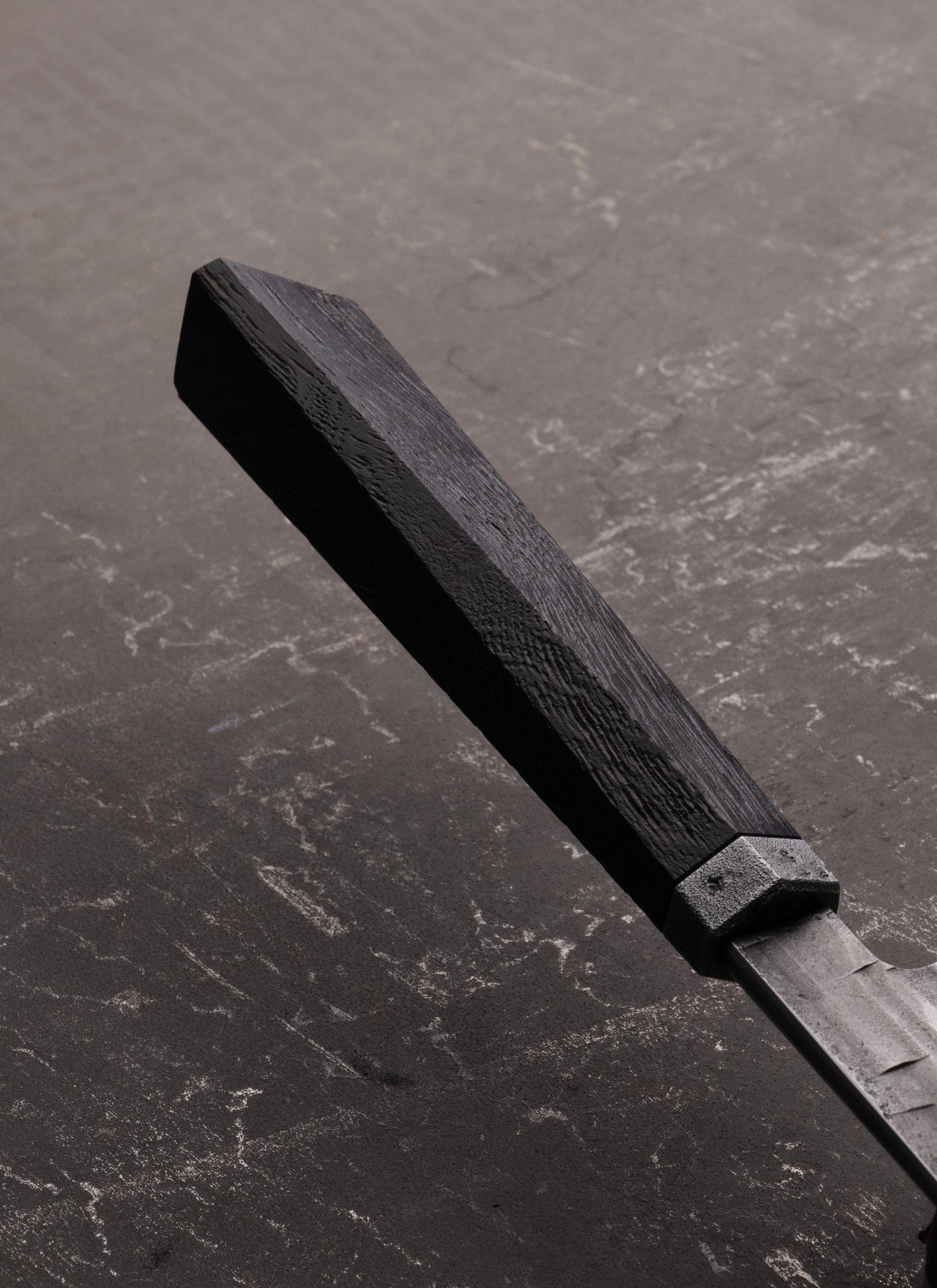 220mm stainless clad santoku