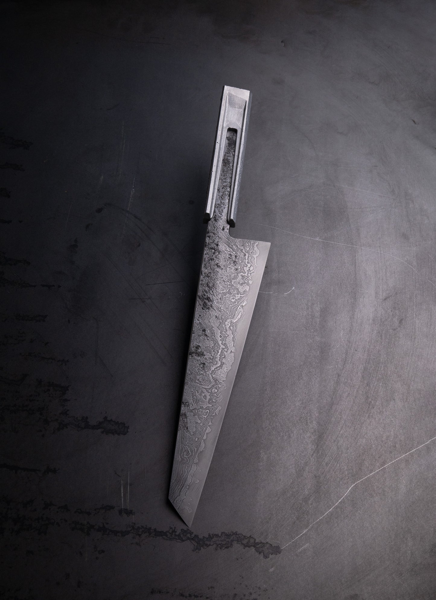 225mm damascus clad gyuto