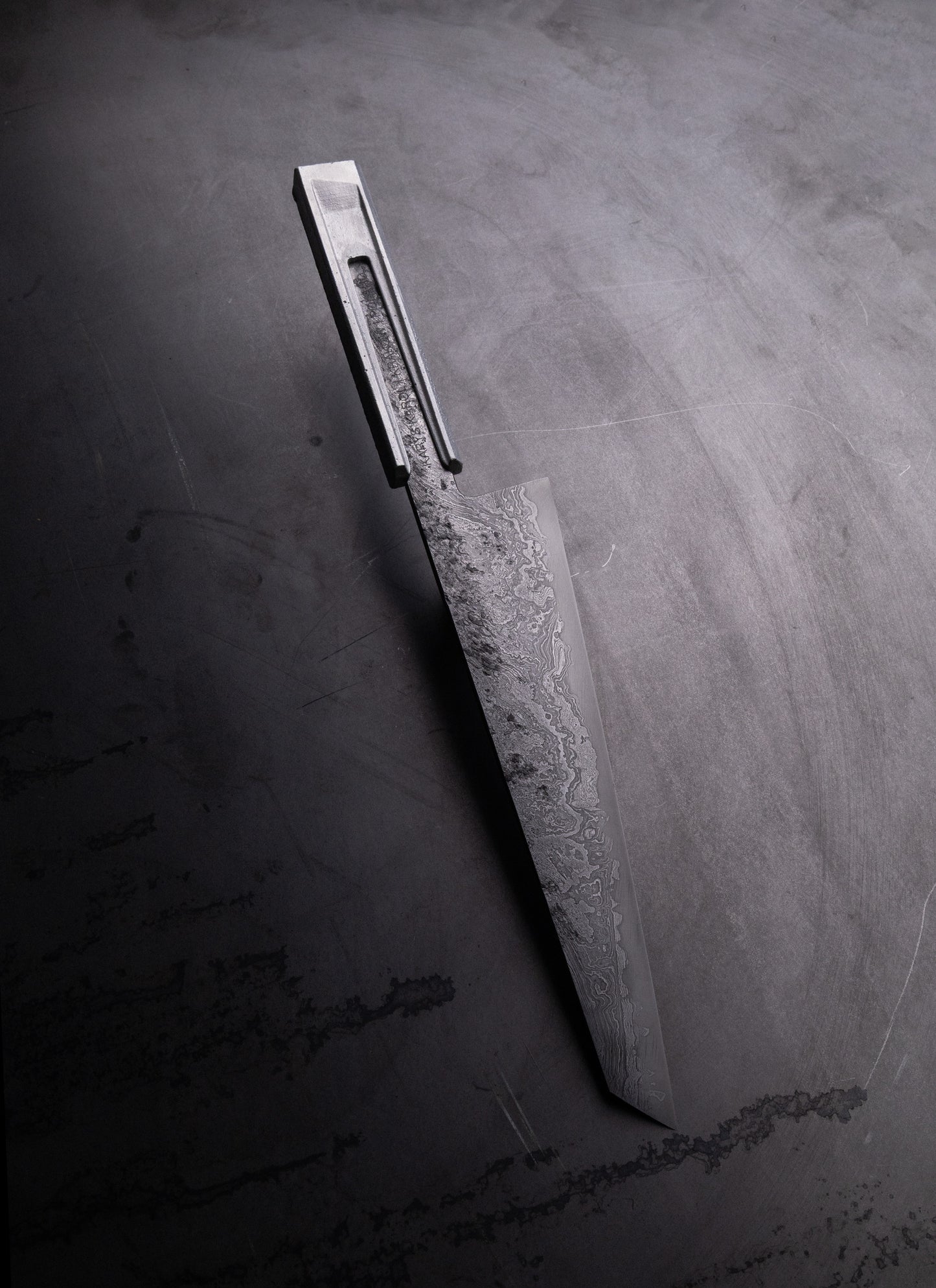 225mm damascus clad gyuto