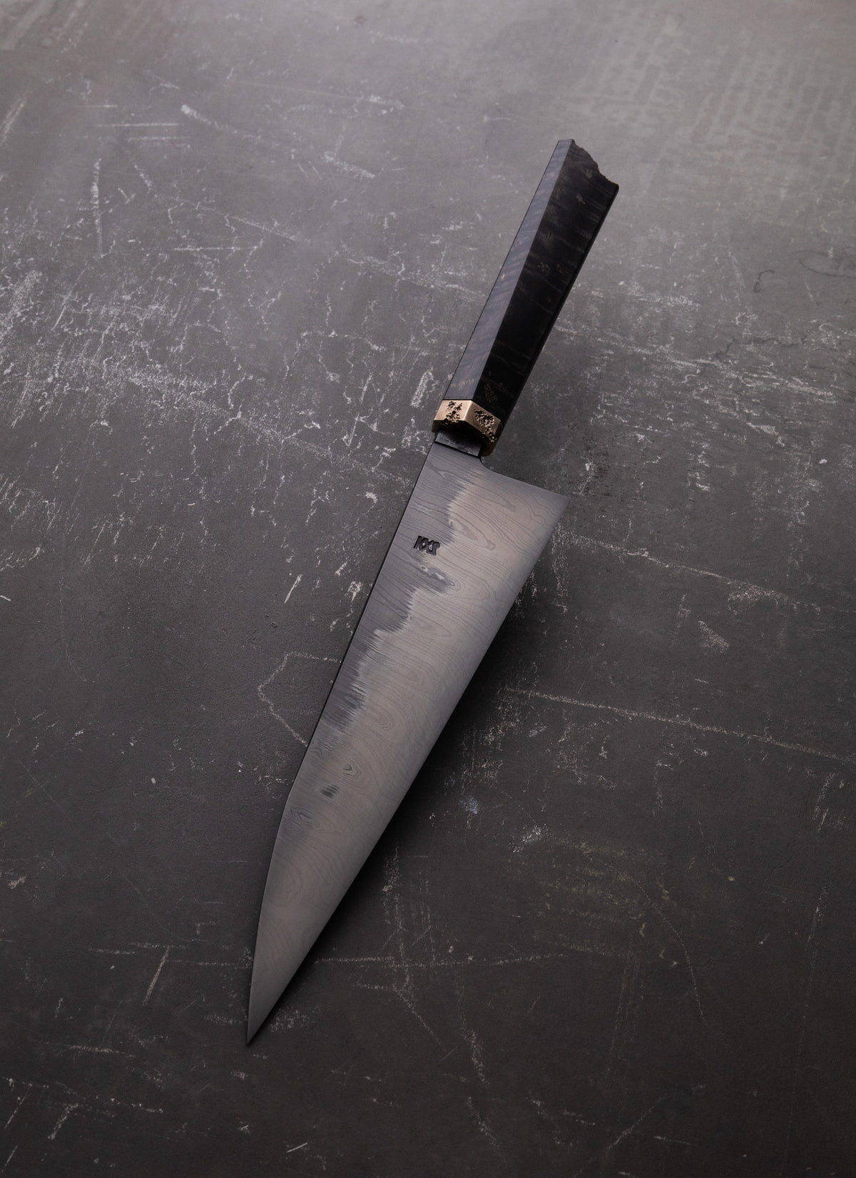 225mm damascus honyaki gyuto