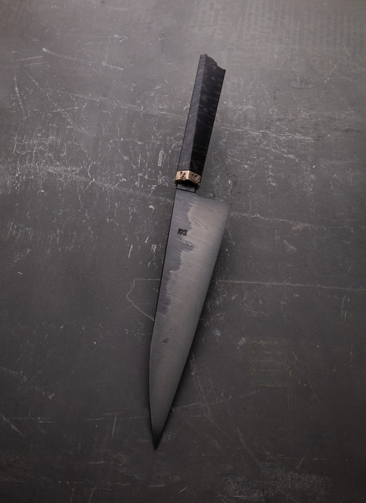 225mm damascus honyaki gyuto