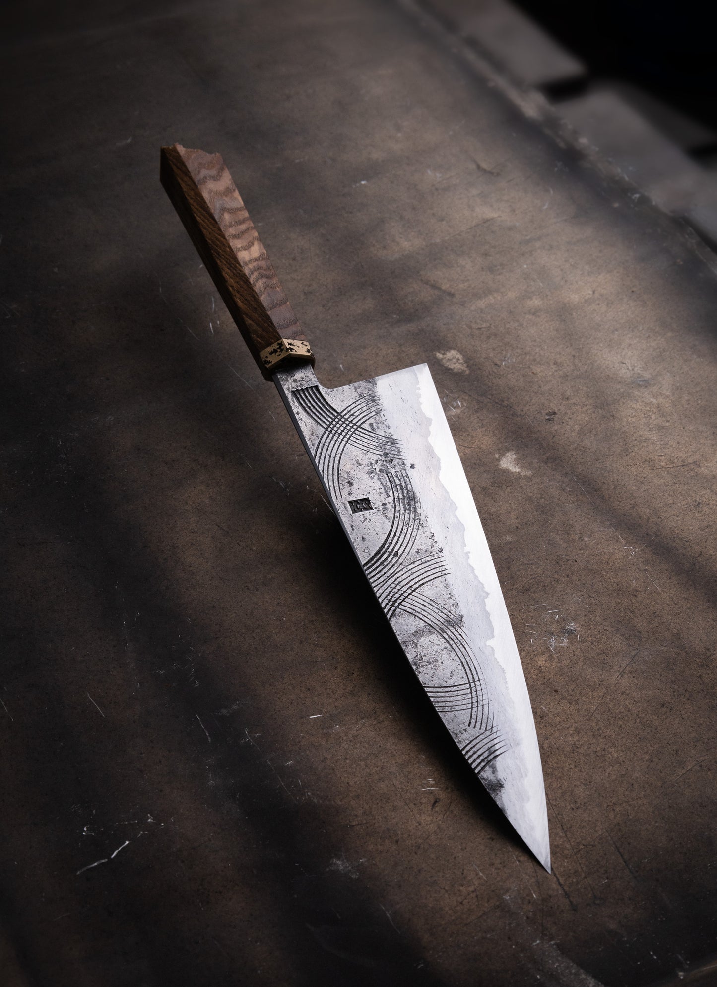 240mm wrought San Mai gyuto