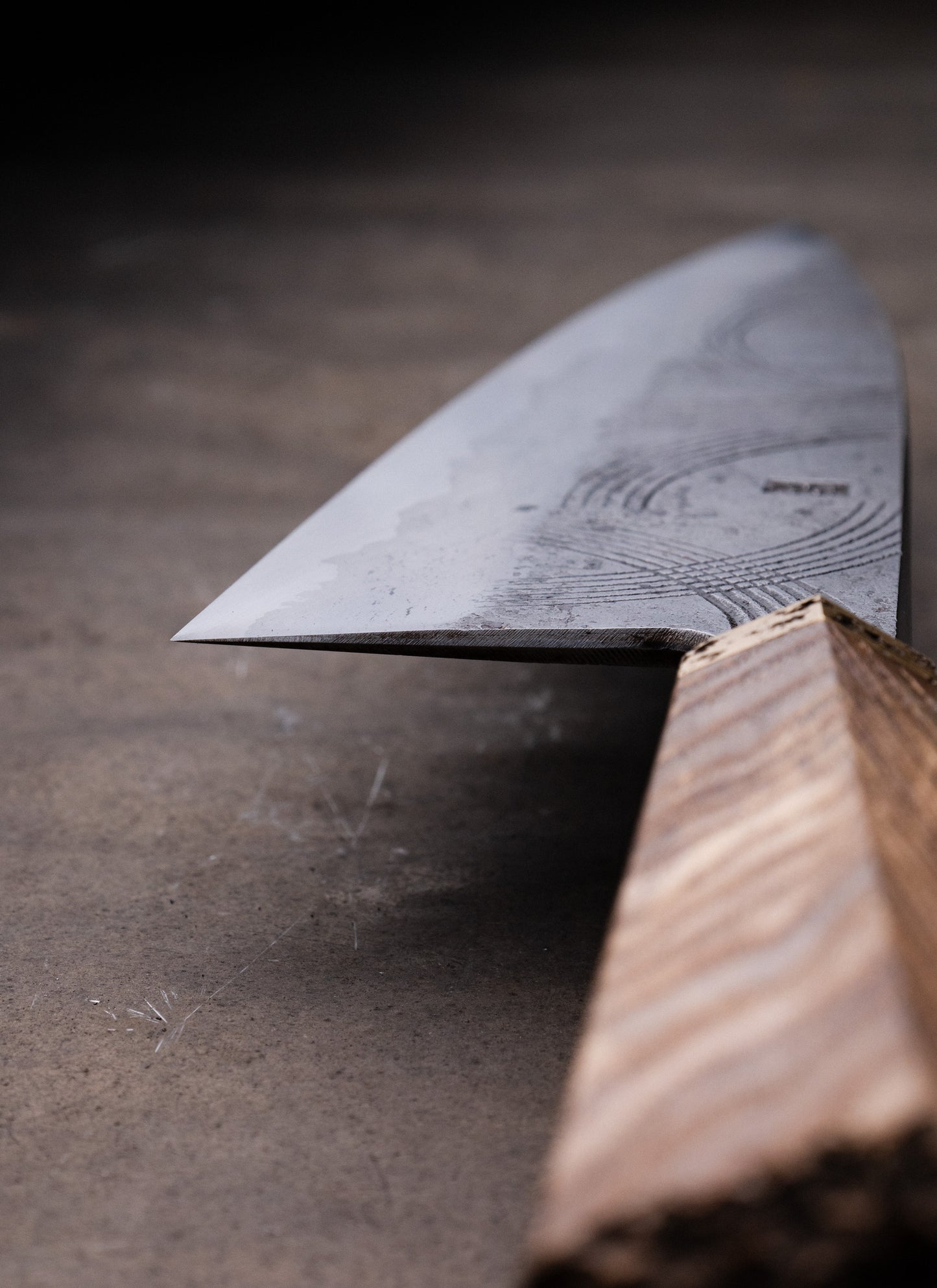 240mm wrought San Mai gyuto