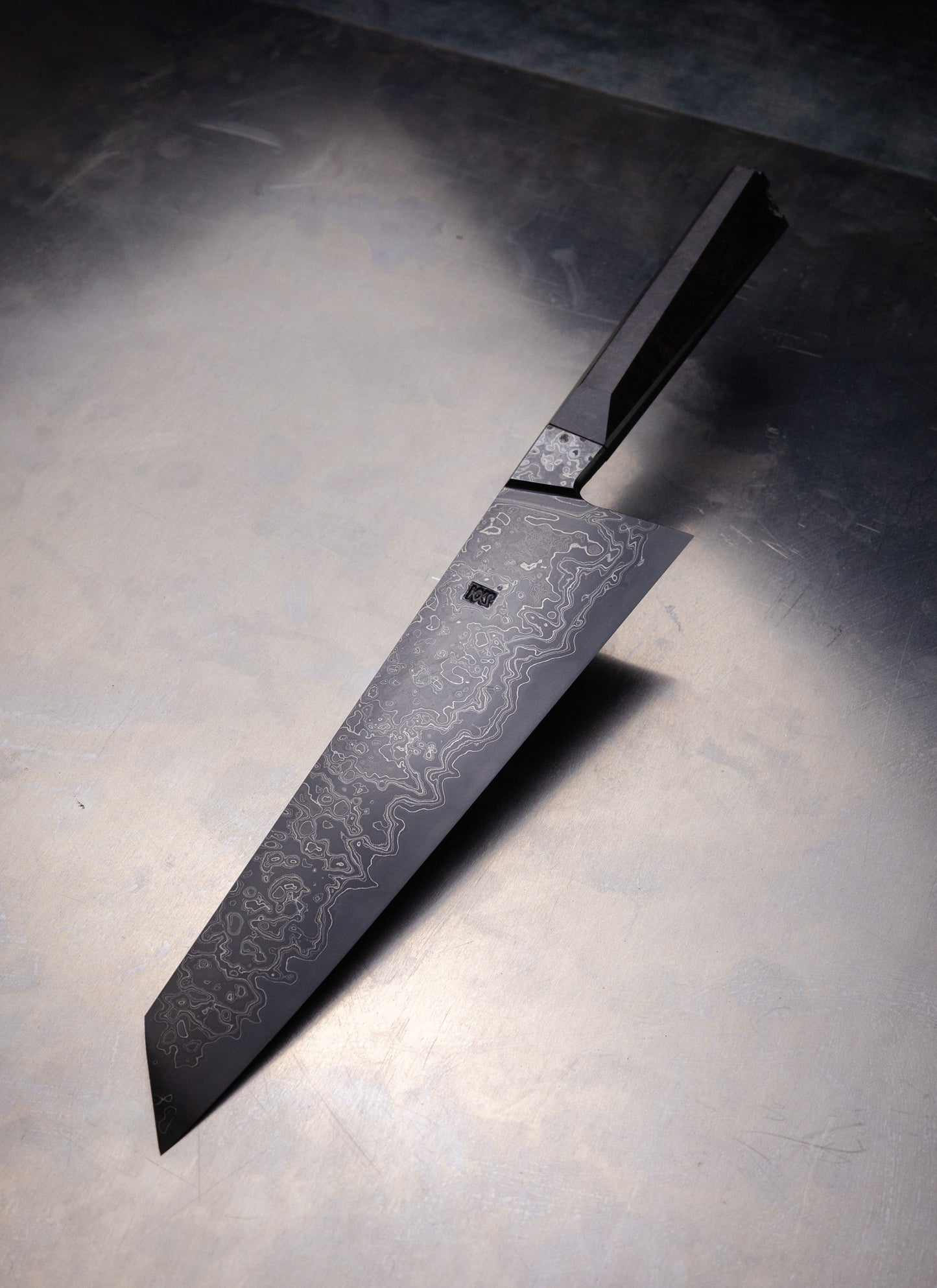 245mm damascus integral kiritsuke