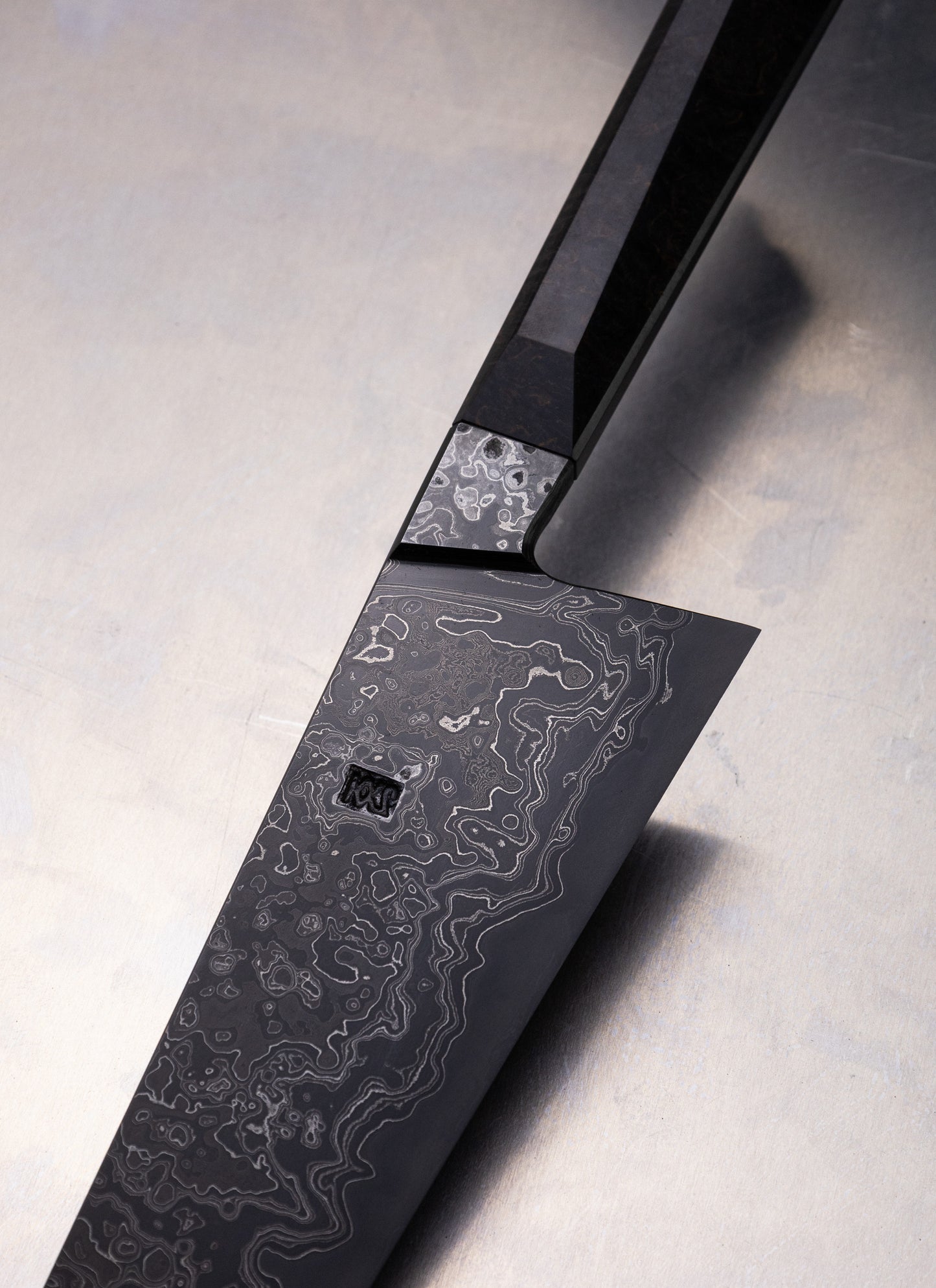 245mm damascus integral kiritsuke