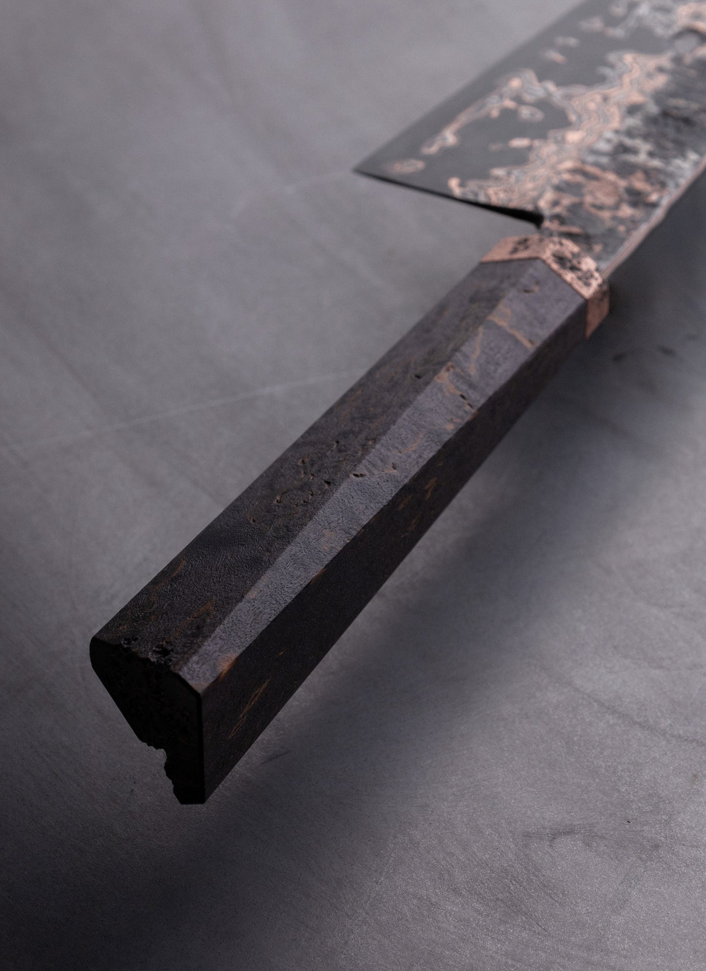 250mm copper damascus gyuto