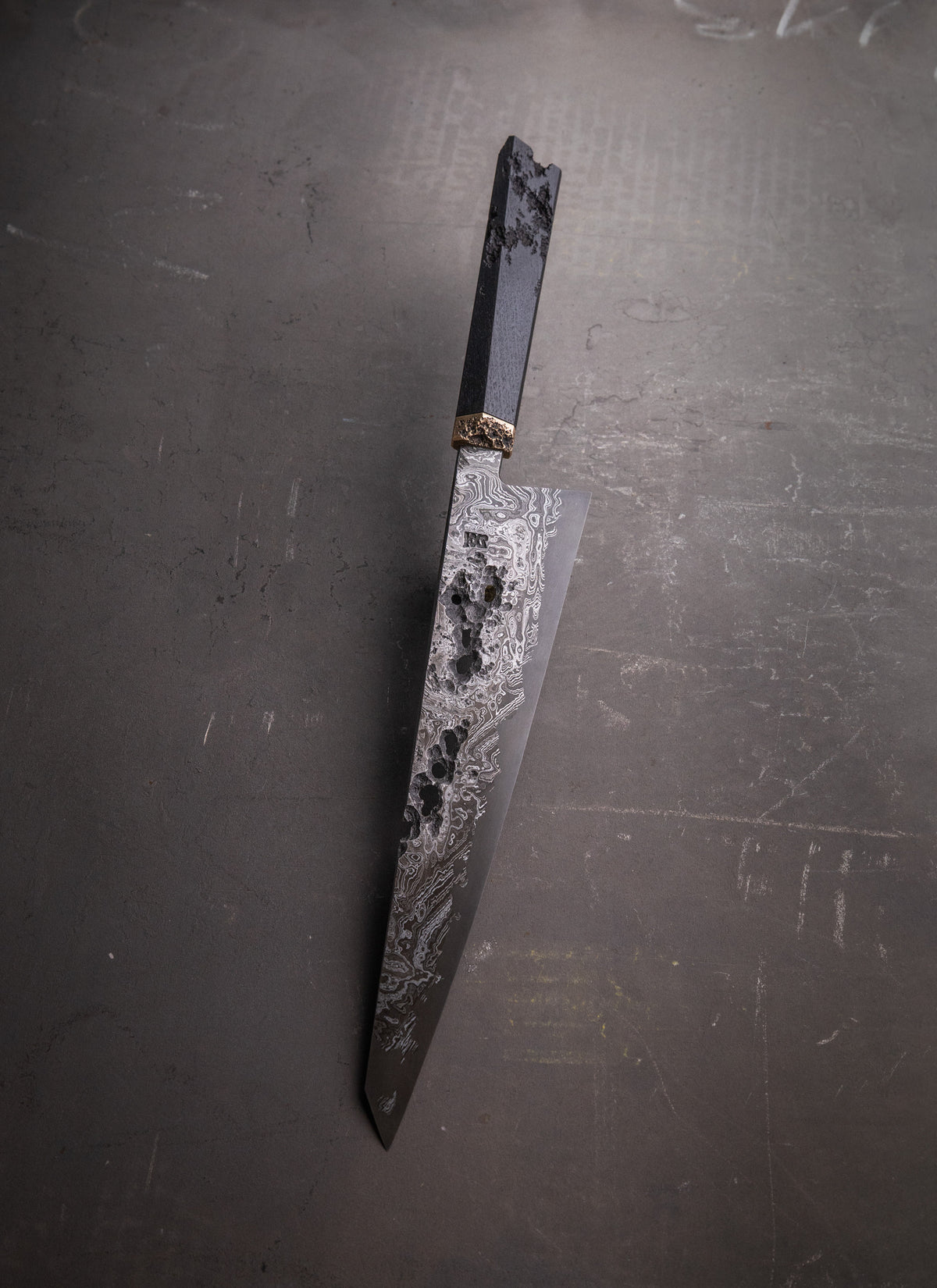 250mm damascus clad gyuto