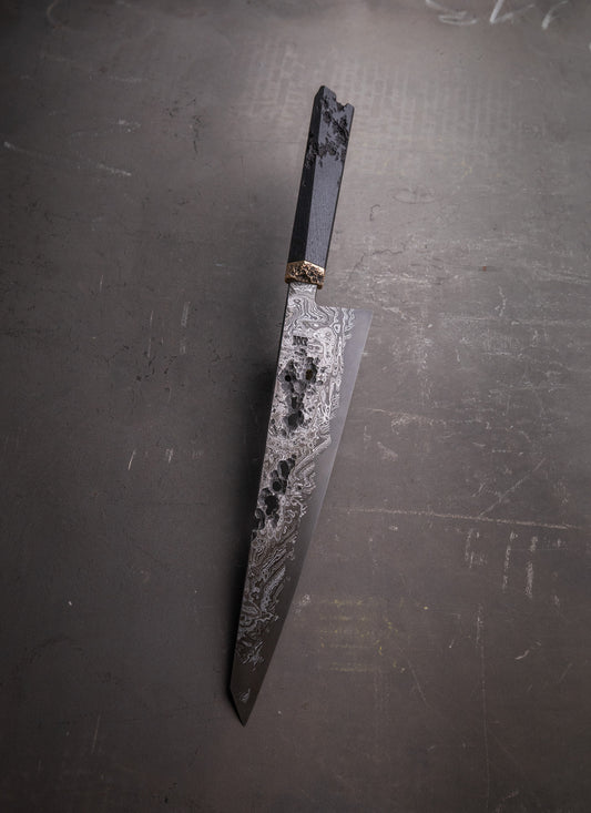 250mm damascus clad gyuto