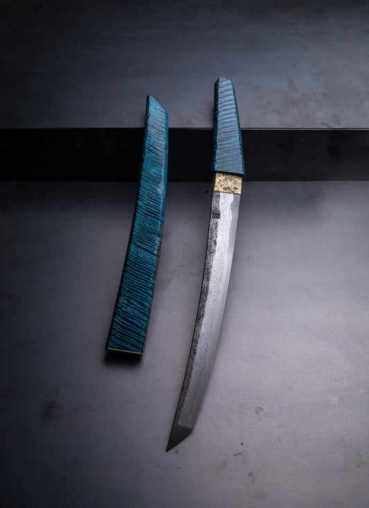 310mm wrought clad sujihiki